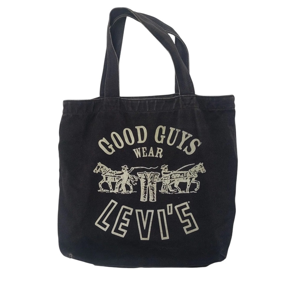 Levi's Black Graphic Tote Bag